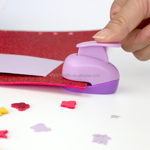 Máy Đục Lỗ Thủ Công Máy Đục Lỗ Giấy 1 Inch Máy Đục Lỗ Sổ Lưu Niệm Hình Tròn, Ngôi Sao, Hình Vuông, Trái Tim, Hoa, Hình Tròn Sóng - Product Image 4