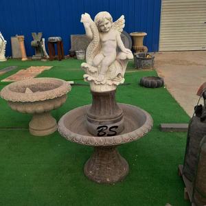 Clásica orinando chico estatua de piedra de la fuente de agua escultura para venta - Product Image 6