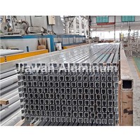 Rail de porte en Aluminium silencieux industriel, profilé de canal en U C, Rail de porte en Aluminium Double coulissant, Rail de rideau en Aluminium