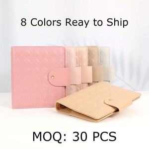 Yihe cincin A5 35MM, emas mawar Spiral, cincin timbul pola silang kulit perencana Binder/PENUTUP UNTUK Notebook/perencana/Ringbook - Product Image 2