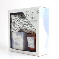 BespritGift Articles de cadeaux Relax & Wellness Coffret de bougies parfumées et de thé à saveur personnalisée Coffret cadeau de soins personnels pour maman et femme