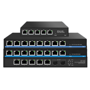 9 cổng 10 <span class=keywords><strong>Gigabit</strong></span> Uplink 2.5 gam <span class=keywords><strong>ethernet</strong></span> PoE chuyển đổi Hỗ trợ 100/1000/2500m tự-thích ứng cho doanh nghiệp mạng kỹ thuật - Product Image 4