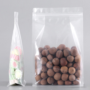 Bóng trong suốt đáy phẳng vật nuôi/PE cấp thực phẩm Bao bì túi với con dấu nhiệt xử lý cho hạt cà phê cho & thức ăn vật nuôi - Product Image 1