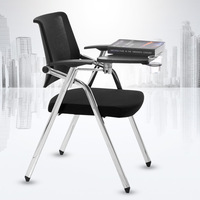 Chaise de formation avec tablette d'écriture, chaises de formation avec table, chaises pour salle de formation