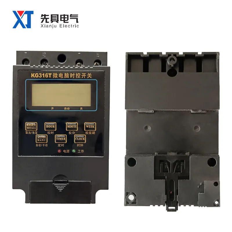 Vente d'usine KG316T micro-ordinateur commutateur de contrôle de temps contrôleur de relais minuterie électronique Programmable Intelligente AC 220V