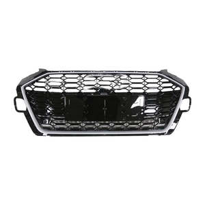 Auto <span class=keywords><strong>A6</strong></span> S6 C8 Gloss nero paraurti anteriore griglia a nido d'ape con ACC per <span class=keywords><strong>Audi</strong></span> <span class=keywords><strong>A6</strong></span> S6 C8 a RS6 stile <span class=keywords><strong>2019</strong></span> 2020 2021 2022 2024 2023 - Product Image 2