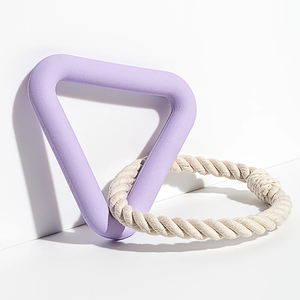Juguetes de Cuerda para Perros de Alta Calidad al por Mayor, Juguete Interactivo para Masticar y Jugar a la Guerra de Arrastre, Triangular y Minimalista, Hecho de Goma Resistente - Product Image 1