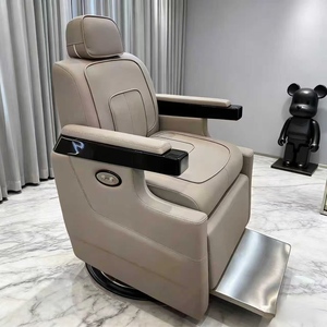 Sillón de Barbería Eléctrico Buff, Sillón Reclinable de Cuero PU para Salón, Asiento Moderno para Estudio de Peluquería - Product Image 3