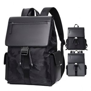 กระเป๋าเป้นักเรียนทันสมัยจุได้เยอะสำหรับผู้ชายใหม่กระเป๋าเป้กันน้ำลำลองสำหรับผู้ชายกระเป๋าเป้ใส่แล็ปท็อป - Product Image 1