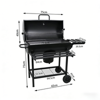 Fabricant direct, barbecue en acier inoxydable robuste, barbecue professionnel, 1 brûleur, équipement de cuisine extérieure, vente en gros