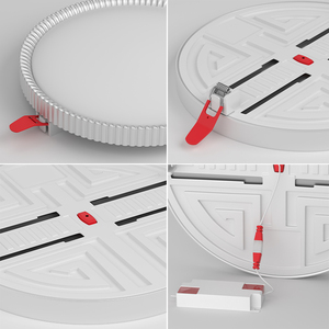 Sản phẩm mới OEM <span class=keywords><strong>ODM</strong></span> SMD 18W 24W 36W tuôn ra vòng Trần thay đổi độ sáng đèn <span class=keywords><strong>LED</strong></span> bảng điều chỉnh ánh sáng mát trắng ấm - Product Image 5