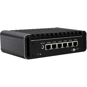 PQ 11 Thế Hệ 6 <span class=keywords><strong>Mini</strong></span> <span class=keywords><strong>PC</strong></span> 2.5G Cổng Mạng 10-Lớp PCB M.2 NVMe HDMI2.0-Core I7-1165G7 Core I5-1135G7 Mềm <span class=keywords><strong>Router</strong></span> Công Nghiệp - Product Image 1