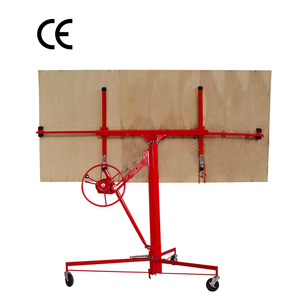 Ascenseur de panneau de cloison sèche de gypse à roues de <span class=keywords><strong>prix</strong></span> bon marché 150 LBS/68KG 11 ''palan de levage de panneau de cloison sèche de Sheetrock - Product Image 3