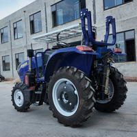 Tracteur agricole chinois 70HP 80HP, 4 roues motrices, moteur diesel, pour travaux agricoles et aménagement paysager