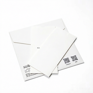 Enveloppes cadeaux blanches unies <span class=keywords><strong>à</strong></span> fermeture autocollante, imprimables pour <span class=keywords><strong>mariage</strong></span>, A7 C5 C6 B6 C7 C8, emballage avec paillettes - Product Image 3