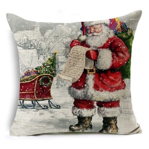 Di Vendita caldo Rosso <span class=keywords><strong>Cuscini</strong></span> Di Natale Copre Motivo a Quadri Cassa Del Cuscino Decorativo - Product Image 6