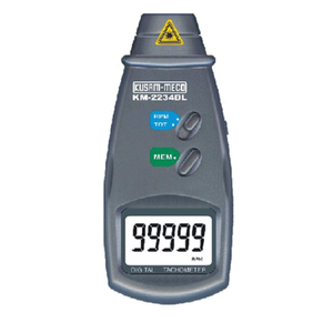 Tachymètre numérique laser EDVANTEST Kusam-Meco KM-2234BL / Compteur de régime sans contact en ABS, origine Inde - Product Image 1