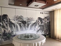Système de cloisonnement mobile et fonctionnel, panneau coulissant et pliable, cloison acoustique pour hôtel, salle de banquet, salle de conférence