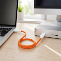 Câble Thunderbolt 5 80 Gbps USB-C 120 Gbps Câble de données 240 W PD 3.1 Certifié 8K Câble Thunderbolt 5 Pro pour station d'accueil d'ordinateur portable