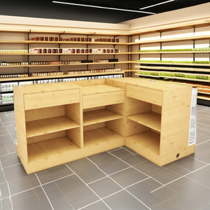Armoire en bois géante pour dépanneur caisse, tabac et alcool supermarché peut être combiné caisse - Product Image 3