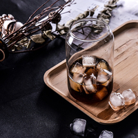 Verres à bière transparents populaires de 480 ml, en forme de canette, pour sublimation, avec pailles intégrées pour boire des sodas
