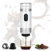 Machine à expresso portable 20 bars, cafetière à capsules, rechargeable par USB, mini-cafetière pour les voyages, l'extérieur et le bureau