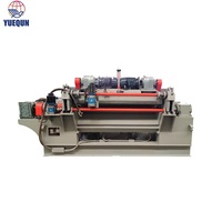 Mesin Pengupas Veneer Kayu Otomatis Kontrol PLC Akurasi Tinggi 4ft, Lini Produksi Kayu Lapis