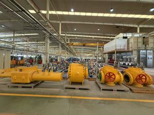 ระบบควบคุมสามทางแบบจีนพร้อมตัวกระตุ้น AUMA รุ่น SA และชุดเกียร์ - Product Image 3
