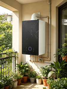 Chaudière murale à condensation combinée 28 kW, technologie Premix, rendement 108 %, faibles émissions de NOx, gaz naturel, avec filtre externe - Product Image 4