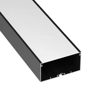 U形嵌入式橱柜照明灯具铝发光二极管型材，用于发光二极管条形灯