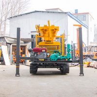 Machine de forage de puits portable à chenilles de Bulgarie, équipement de forage de puits d'eau à vendre à prix avantageux