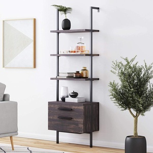 Rak buku Panel Modern rak tampilan penyimpanan bingkai baja industri untuk rumah kantor Hotel berdiri berdiri buku tampilan - Product Image 1