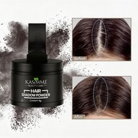Poudre capillaire organique volumisante instantanée à tenue forte pour cheveux bouclés - Solution rapide et efficace pour corriger la ligne des cheveux et combattre la chute des cheveux