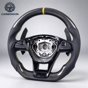 Volante de Cuero Clásico de Lujo para Mercedes-Benz, Calidad OEM, 40MM, 3/4 Radios, para CLS W218/W219 Clase C W205, Sin Airbag - Product Image 5