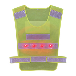 LED-Leuchtweste Reflektierende Sicherheitsweste Hochsichtbare Warnweste für Radfahren Laufen Outdoor-Nachtaktivitäten - Product Image 1