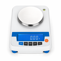 Balance de laboratoire numérique de précision 3000g 10mg, balance électronique de comptage, conversion d'unité de pesage en pourcentage, métal, calibration automatique