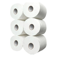 Vente en gros de papier hygiénique souple personnalisé 100% pâte de bois vierge gaufré fort 2ply 3ply 4ply rouleaux de mouchoirs en papier à usage domestique