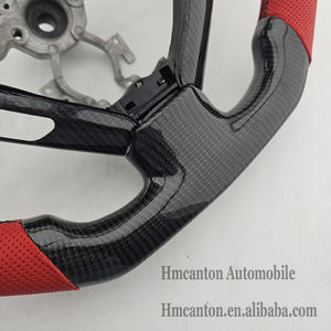 Hot Products Carbon Fibre Perforated Leather red Top Stripe Steering <b>Wheel</b> for Infiniti G27 G37 Car Steering <b>Wheel</b> - Product Image 4