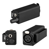 Amplificateur de casque passif professionnel PM1-1, convertisseur de moniteur intra-auriculaire personnel XLR pour les performances sur scène en direct, ceinture