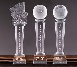 סיטונאי כדורגל גולף כדורגל שולחן טניס שולחן זכוכית זכוכית מותאם אישית קריסטל פרס - Product Image 3