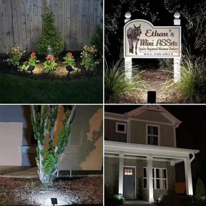 ไฟสปอตไลท์พลังงานแสงอาทิตย์แบบเสียบปลั๊กสำหรับ<span class=keywords><strong>กลาง</strong></span>แจ้ง กันน้ำ IP65 สว่างพิเศษ สำหรับสวน <span class=keywords><strong>ต้นไม้</strong></span> และสนามหญ้า - Product Image 2