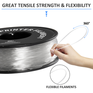 Filament <span class=keywords><strong>TPU</strong></span> flexible <span class=keywords><strong>GEEETECH</strong></span> 1,75 mm Filament <span class=keywords><strong>TPU</strong></span> 95A pour imprimante 3D Bobine de 1 kg - Product Image 3