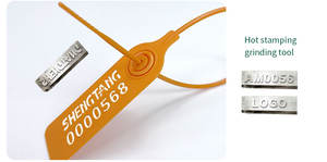 Sceau de sécurité en plastique inviolable, étiquettes en plastique pour vêtements, conteneurs, camions, fourgons - Product Image 3