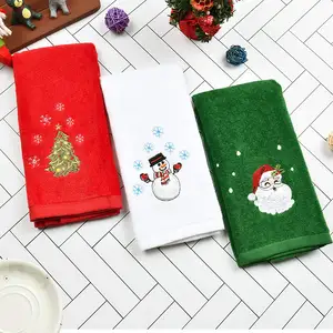 圣诞茶巾和豪华服务创意圣诞华夫饼厨房毛巾