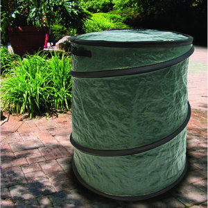 Bolsa de hojas de basura plegable emergente para patio de 45 galones, bolsa de jardín para acampar - Product Image 5