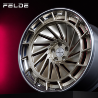 Jantes forgées Felde Custom 2 pièces 6061-T651 Step Lip Gloss de 16 à 24 pouces 5x114.3 5x112 pour Audi S4 Ferrari 488 Mazda RX-7