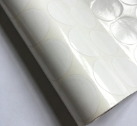 Rouleau de papier autocollant de haute qualité, papier couché, PET, PP, synthétique, aluminium, papier autocollant thermique pour impression