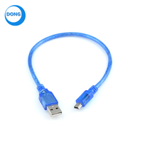 Cable USB B Mini/Micro/Cuadrado 30cm/50cm/100cm para placas micro Nano/Uno/Mega/Leonardo/Pro