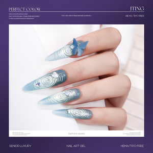 JTING – Kit de vernis gel magnétique effet œil de chat 48 couleurs, le plus populaire, sans TPO/HEMA, professionnel, pour ongles - Product Image 3