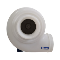 Ventilateur d'extraction centrifuge de ventilation de l'escargot pp résistant chimique pour des capots de vapeur de laboratoire